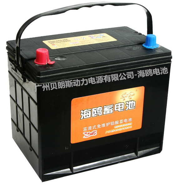 广州海鸥蓄电池80D26R,12V60AH