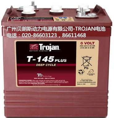 美国TROJAN电瓶T-145,6V244AH